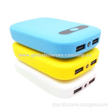Power Banks with 6,600mAh Capacity, Many Colors Available and Lightweight Design